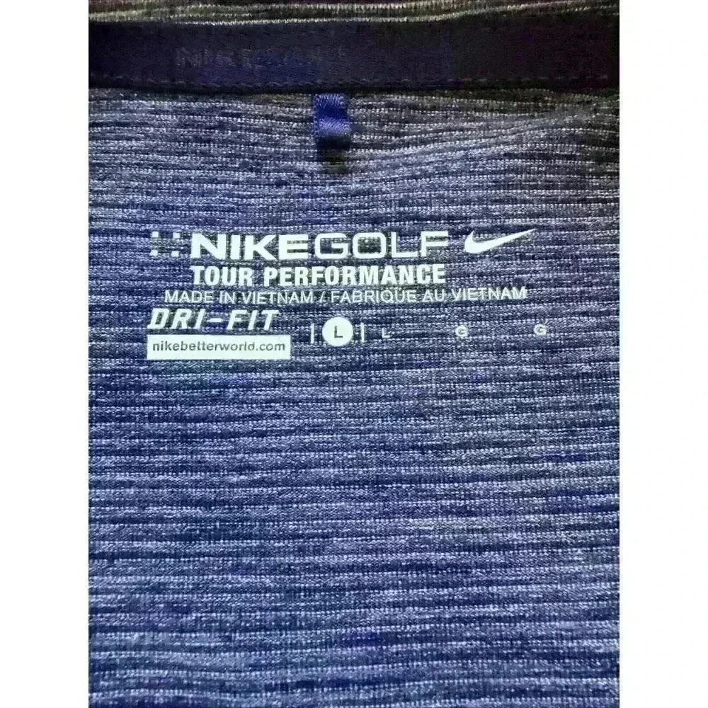 Nike Gold Tour Performance Dri Fit Women's Large Zip Up Vest Purple - Picture 4 of 10